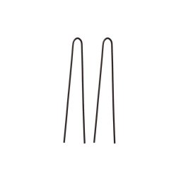 Ace de par negre, drepte si groase, pentru coc - 70 mm x 200 gr