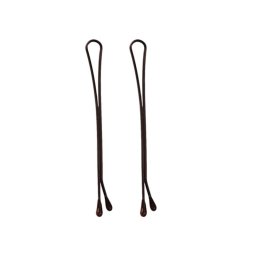 Agrafe profesionale de par, negre, drepte cu capat rotund - 50 mm x 200 gr