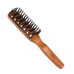 Perie de par, ventilata din lemn, cu par natural - 1 buc