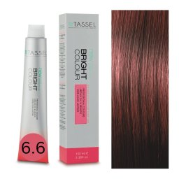 Vopsea de par cu keratina, ulei de argan si amoniac Bright Color nr 6.6, Rosu Blond Inchis - 100 ml