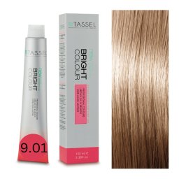Vopsea de par cu keratina, ulei de argan si amoniac Bright Color nr 9.01, Blond Rece Foarte Deschis - 100 ml