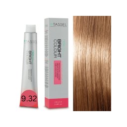Vopsea de par cu keratina, ulei de argan si amoniac Bright Color nr 9.32, Blond Bej Foarte Deschis - 100 ml