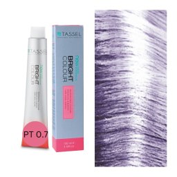 Vopsea de par cu keratina, ulei de argan si amoniac Bright Color PT 0.7, Lila Pastel - 100 ml