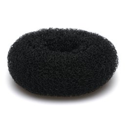 Burete adaos de coc negru, rotund 4 cm - 1 buc