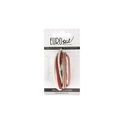 Elastice pentru par Eurostil, groase, diverse culori - set 8 buc
