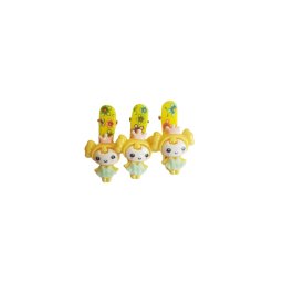 Clama pentru par cu printesa galbena, tip clips - set de 3 buc