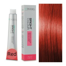 Pigment de par cu ulei de argan si keratina Bright Colour Tassel, Red - ROSU - 100 ml