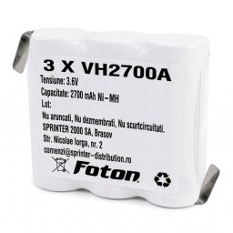 Acumulator 3VH2700A 3.6V 2700mAh pentru alcooltest