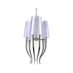 Azzardo AZ0028 - Lustră pe lanț DIABLO 6xE14/11W/230V alb