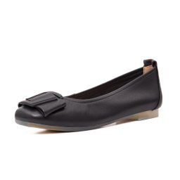 Balerini dama, piele naturala, M4M460014A 01-N, negru