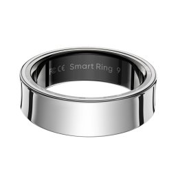 Inel inteligent iSEN R09 Argintiu, Ritm cardiac, Oxigen in sange, HRV, Stres, Somn, Contor pasi distanta si calorii, Temperatura, Moduri sport, Fotografi la distanta, 14mAh