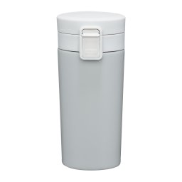 Cana termos 350ml, buton de siguranta, gri, Gris
