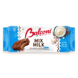 Prajituri glazurate, BALCONI, Mix Max Lapte, 10 x 35 g