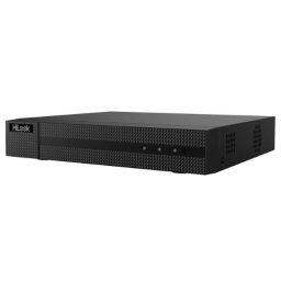 NVR 8 canale Hikvision HiLook NVR-108MH-C/8P(D), 8x PoE, 8MP 4K, latime banda 80Mbps, 1x port SATA max 8TB
