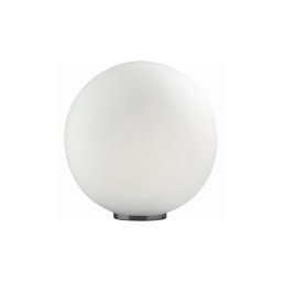 Ideal Lux - Lampă de masă MAPA 1xE27/42W/230V Ø 30 cm albă