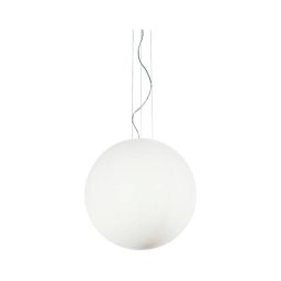 Ideal Lux - Lustră suspendată pe cablu MAPA 1xE27/42W/230V Ø 50 cm alb