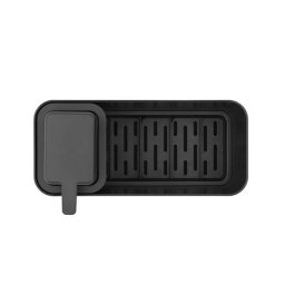 Diverse articole pentru bucatarie Organizator de chiuveta cu dozator pentru sapun lichid 250 ml, Plastic, Gri inchis