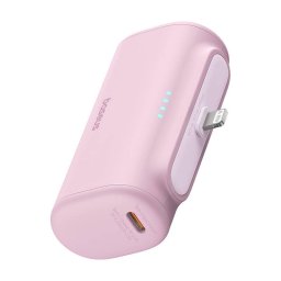 Baterie externa 067589, 20 W, 5000mAh, Roz