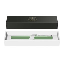 Stilou Parker Vector Royal XL Green, verde cu accesorii cromate