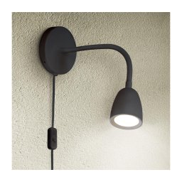Veioză LED dimabilă Solight WO54-B LED/4W/230V negru