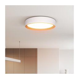 Plafonieră LED dimabilă Solight WO8017 LARIOS LED/48W/230V d. 39 cm alb + telecomandă