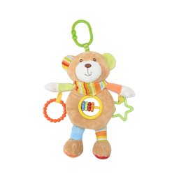 Jucarie de plus, 24 cm, de activitate, 0 luni+, ursulet