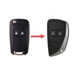Carcasa cheie compatibila cu Chevrolet Cruze, Epica, Camaro, Opel Astra J, Insignia conversie catre stilul modern, 2 butoane