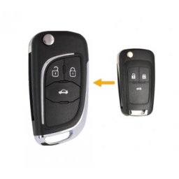 Carcasa cheie compatibila cu Chevrolet Cruze, Opel Astra H, Corsa D, Opel Astra J, Insignia conversie catre stilul modern, 3 butoane