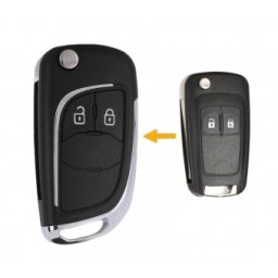 Carcasa cheie compatibila cu Chevrolet Cruze, Opel Astra H, Corsa D, Opel Astra J, Insignia conversie catre stilul modern, 2 butoane