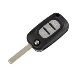 Cheie auto completa compatibila Renault Fluence (2009 - 2015) Megane 3 2009+ 3 butoane 434 MHz ID46 PCF7926_PCF7922A