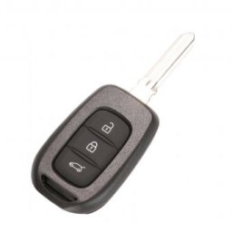 Carcasa cheie Topautochei® pentru Dacia Duster Sandero Logan Renault Clio Captur Laguna Scenic, 3 butoane, lamela HU136TE