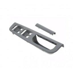 Maner usa butoane geamuri Topautochei® compatibil cu Passat Jetta Golf MK4, gri