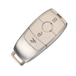 Carcasa cheie Topautochei® pentru Mercedes Benz E Class, E200, E260, E300, E320, W213 2017 2018 2019, alba