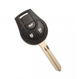 Cheie completa Topautochei® pentru Nissan Qashqai Cube Juke Tiida Micra, 3 butoane, 433 Mhz, ID46 chip