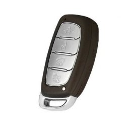Carcasa cheie Topautochei® pentru Hyundai I30 IX25 IX35 Elantra Sonata Verna Creta Tucson Solaris, 4 butoane, suport pentru baterie