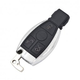 Cheie auto completa Topautochei® pentru Mercedes Benz A, B, C, E, G, M, R, S, Class, Sprinter, Viano, Vito, 3 Butoane,BE,BGA,NEC, 433 Mhz