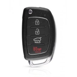 Carcasa cheie Topautochei® pentru Hyundai HB20 SANTA FE IX35 IX45 Accent I40 Solaris 4 butoane