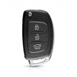 Carcasa cheie Topautochei® pentru Hyundai HB20 SANTA FE IX35 IX45 Accent I40 Solaris 3 butoane