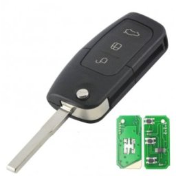 Cheie Topautochei® pentru Ford Fusion Focus Mondeo Fiesta Galaxy 315/433 Mhz lamela dreapta