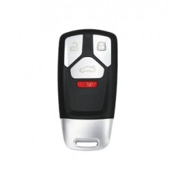 Carcasa cheie Smart Key Topautochei® pentru Audi TT A4 A5 Q7 2016 2017 2018, 3+1 butoane