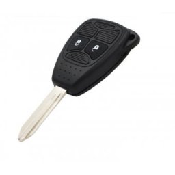 Carcasa cheie Topautochei® pentru Chrysler Dodge Jeep 2 butoane, folie parte electronica si suport baterie