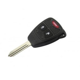 Carcasa cheie Topautochei® pentru Chrysler Dodge Jeep 3 butoane, folie parte electronica si suport baterie