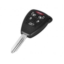 Carcasa cheie Topautochei® pentru Chrysler Dodge Jeep 6 butoane, suport baterie si folie parte electronica