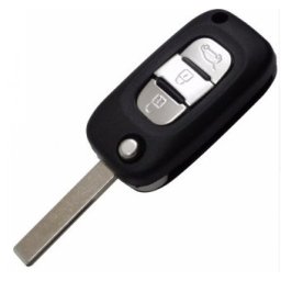 Carcasa cheie Topautochei® pentru Renault Clio, Megane, Kangoo, Fluence, Vivaro, Laguna, Master, Trafic 3 butoane (lamela cu gravatura laterala)