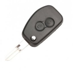Carcasa cheie Topautochei® pentru Dacia Logan Duster Sandero, model conceput pentru transformare intr-o cheie stil "briceag", 2 butoane