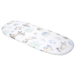 Medi Partners Fitted sheet for a stroller – cotton – Deer and hedgehog