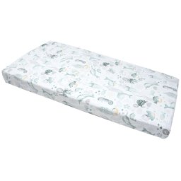 Medi Partners Fitted sheet for bed 120x60 – cotton – Ocean