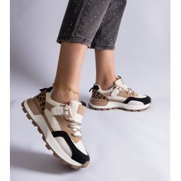 D/CEO White trainers Justar