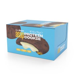 GymBeam ASAP Protein Cookie 10 x 70 g vanilie