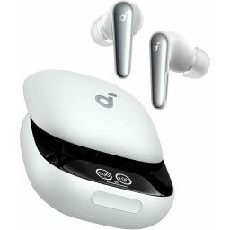 Casti wireless Anker Soundcore Liberty 4 Pro, Noise Cancelling, True Wireless, Hi-Fi, 6 Microfoane, AI Alb